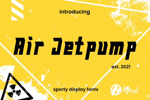 Air Jetpump: A Dynamic Display Font for Bold Campaigns