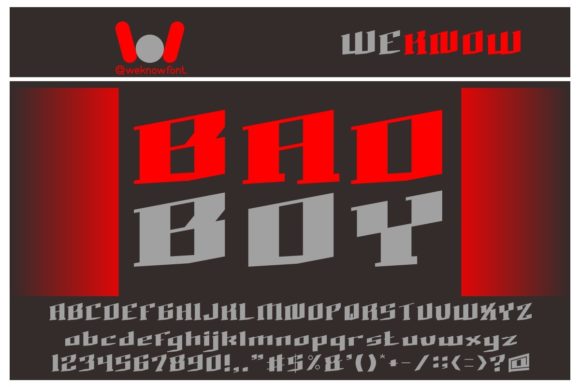Bad Boy Font Review for Real Design Projects
