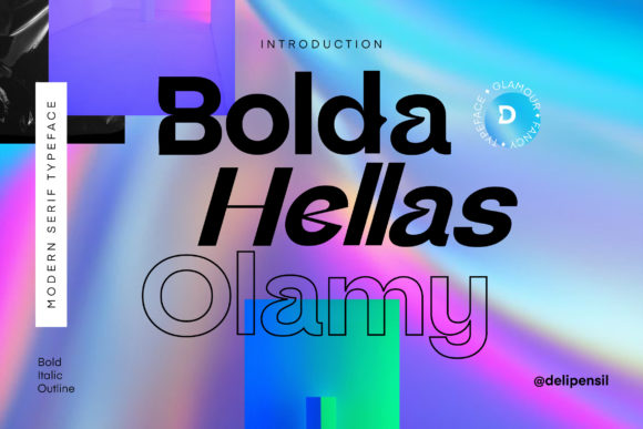 Bolda Hellas Elamy Font for Eye-Catching Designs
