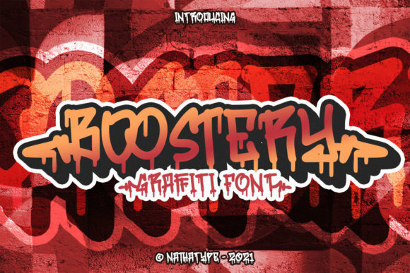 Boostery: A Display Font for Bold Editorial Design