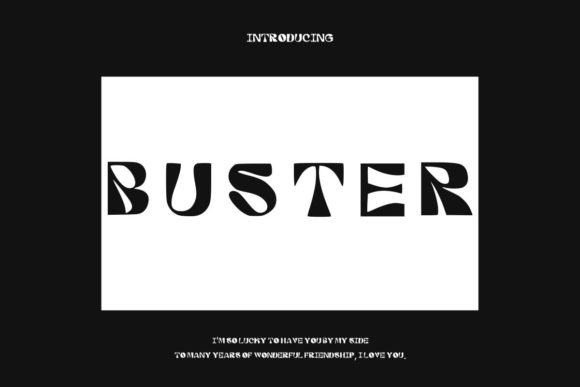 Buster Vintage: A Stylish Display Font for Bold Campaigns