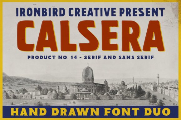 Calsera: A Vintage-Styled Display Font for Bold Branding