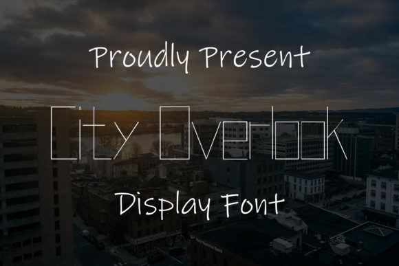 City Overlook: A Cool Display Font for Bold Branding