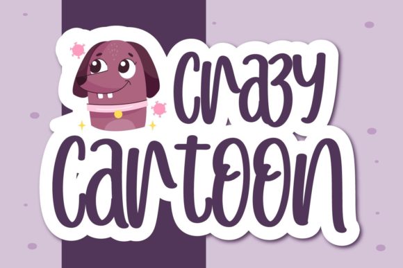 Crazy Cartoon Font for Web Design