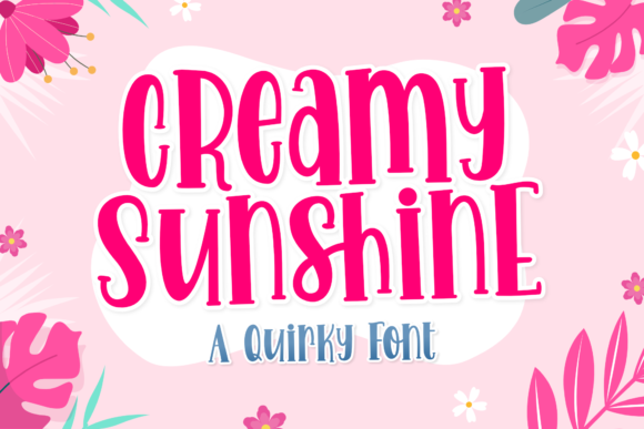 Creamy Sunshine Display Font for Web Design