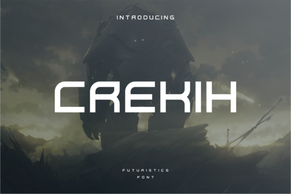 Crekih: A Futuristic Font for Modern Web Design