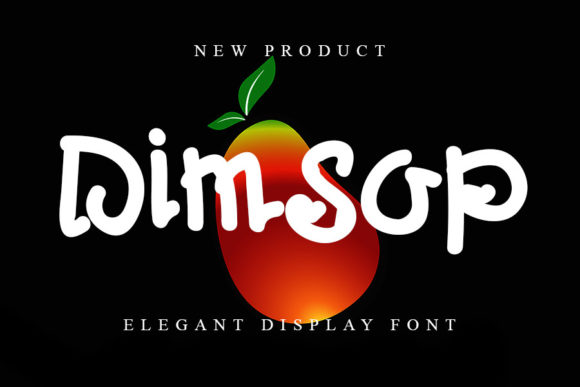 Dimsopt: A Playful Display Font for Web Design