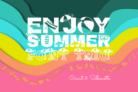 Enjoy Summer Trio: A Refreshing Display Font for Web Projects