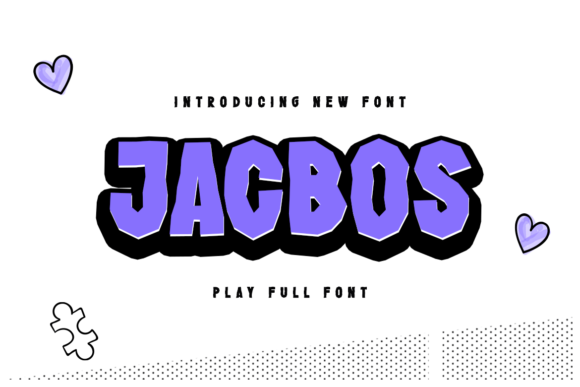 Jacbos: A Bold Display Font for Creative Branding