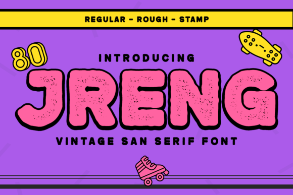 Jreng Font for Bold Editorial Design