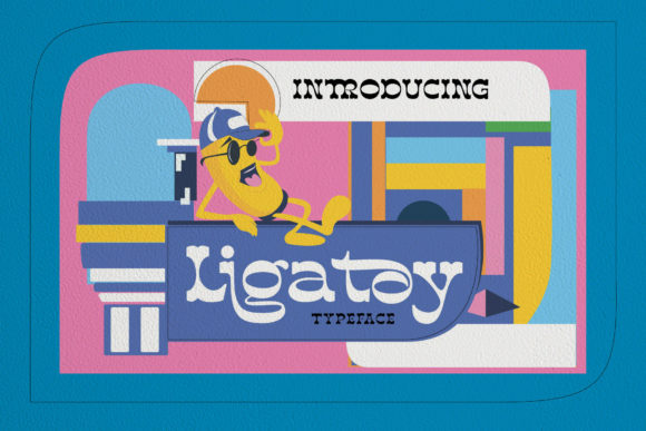 Ligatoy: A Trendy Display Font for Web Design
