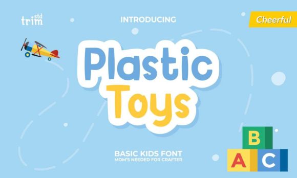 Plastic Toys Font for Bold Branding Projects