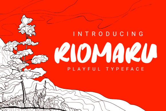 Riomaru: A Playful Display Font for Modern Editorial Design
