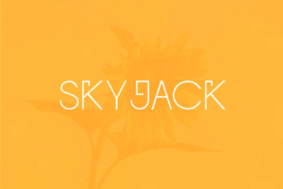 Skyjack Font for Handmade Creations