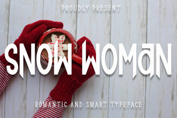 Snow Woman Font for Editorial Design