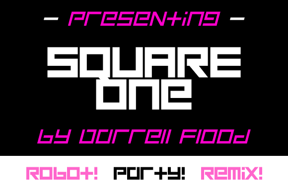 Square One Font for Bold Web Design