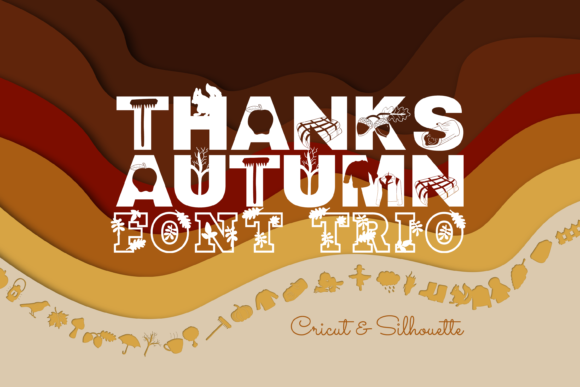 Thanks Autumn Trio: A Versatile Display Font for Creative Projects