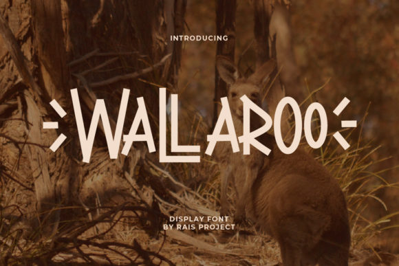 Wallaroo: A Cool, Casual Display Font for Creative Projects